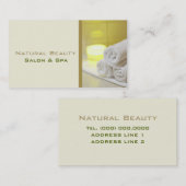 スパ用名刺及びサロン 名刺 (正面/裏面)