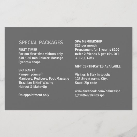 スパ石 チラシ (裏面)