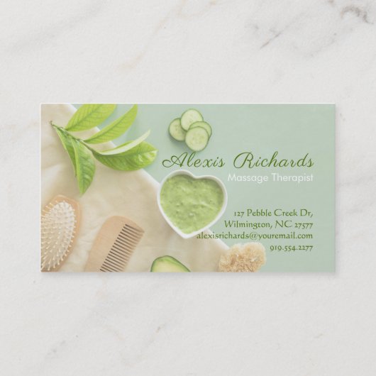 スパ組成 名刺 (裏面)