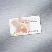 スパ美しいサロンマッサージセラピスト花屋 マグネット名刺 (インサイチュ)