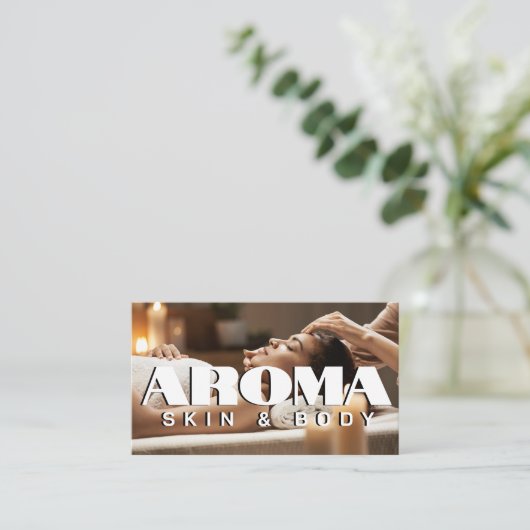 スパ美しいサロン 名刺 (スタンド正面)