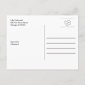 スパ美しいマッサージ葉書 案内ポストカード (裏面)