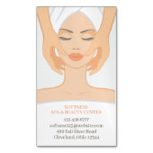 スパ美しいマッサージ マグネット名刺 (正面縦)