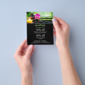 スパ美しい事業チラパーソナライズされたー チラシ (手)