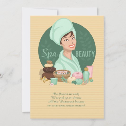 スパ美しい招待状 招待状 (正面)