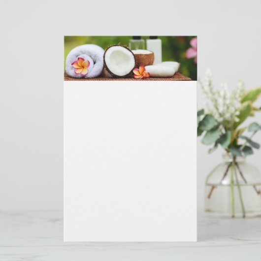 スパ設定 便箋 (スタンド正面)