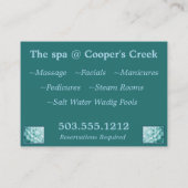 スパ試料 名刺 (裏面)