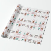 スパ誕生日スリーポバーパンパーバースデーパーティー ラッピングペーパー (アンロールド)