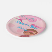 スパ誕生日パティ ペーパープレート (アングル)