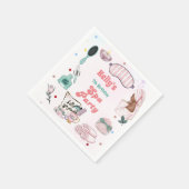 スパ誕生日パンパーパーティー誕生日 スタンダードカクテルナプキン (角)