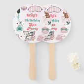 スパ誕生日パンパーパーティー誕生日 ハンドファン (正面&裏面)