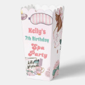 スパ誕生日パンパーパーティー誕生日 フェイバーボックス (正面)