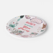 スパ誕生日パンパーパーティー誕生日 ペーパープレート (アングル)