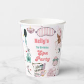 スパ誕生日パンパーパーティー誕生日 紙コップ (裏面)