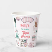 スパ誕生日パンパーパーティー誕生日 紙コップ (正面)