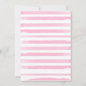 スパ誕生日パーティー編集可能招待状 招待状 (裏面)