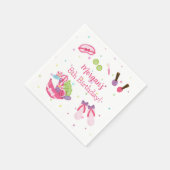 スパ誕生日パーティー スタンダードカクテルナプキン (角)