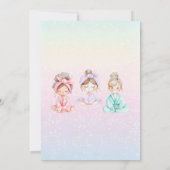 スパ誕生日パーティー 招待状 (裏面)