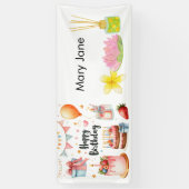 スパ誕生日パーティー 横断幕 (縦)