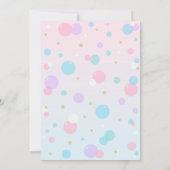 スパ誕生日招待状スパパーティー 招待状 (裏面)