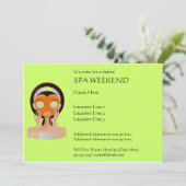 スパ週末招待状 招待状 (スタンド正面)