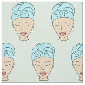 スパ顔模様 ファブリック (見本)