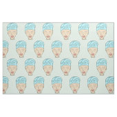 スパ顔模様 ファブリック (ファットクウォーター)