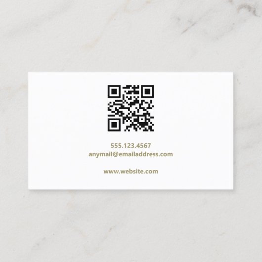 スパ4フォトソーシャルメディアQRコード 名刺 (裏面)