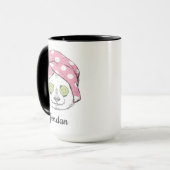 スパ|のパンダはあなたの名前を加えます マグカップ (正面左)