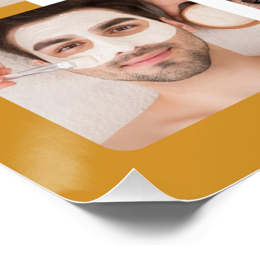 スパ、ウェルネスセンター、美しい光沢ポ気にスター ポスター (コーナー)