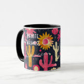 スパ・ウェルネス事業 – Cactus & Sunflower マグカップ (正面左)