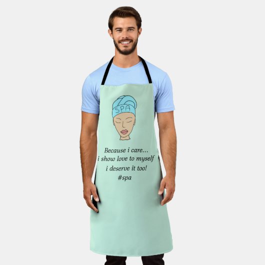 スパ エプロン (着用した状態)