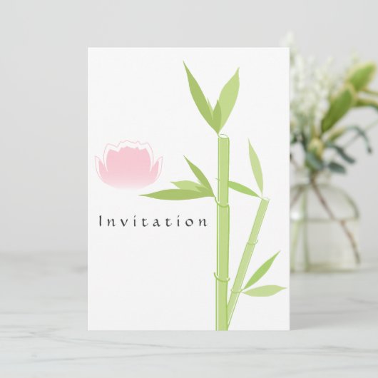 スパ・エレガント招待カード 招待状 (スタンド正面)