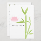 スパ・エレガント招待カード 招待状 (正面/裏面)