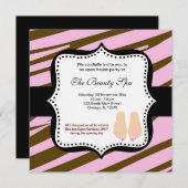 スパ オープンハウス セレブレーション 招待状 (正面/裏面)