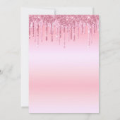 スパ グリッツ＆グリム パーティー ガール 誕生日 招待状 (裏面)