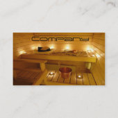 スパ、サウナ 名刺 (裏面)