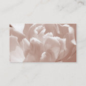 スパ-サロンのセピア色の花の名刺 名刺 (裏面)