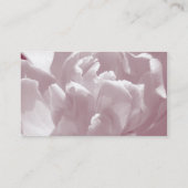 スパ-サロンのピンクの花の名刺 名刺 (裏面)