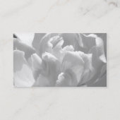 スパ-サロンの白い花の名刺 名刺 (裏面)