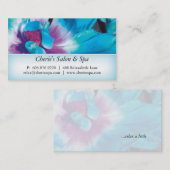 スパ-サロンの青い花1の名刺 名刺 (正面/裏面)