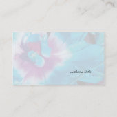 スパ-サロンの青い花1の名刺 名刺 (裏面)