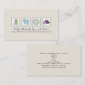 スパ&サロン名刺 名刺 (正面/裏面)