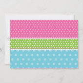 スパ スリープオーバー 誕生日パーティー招待状 招待状 (裏面)