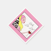 "スパ"ディヴァ スタンダードカクテルナプキン (角)