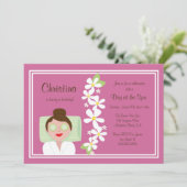 スパ·デイ·バースデー·パーティーの招待 招待状 (スタンド正面)