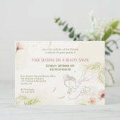 スパ&ビューティーへのご招待 招待状 (スタンド正面)