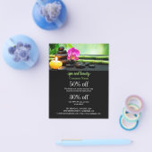 スパ＆ビューティー事業のパーソナライズされたチラシ チラシ (シングル)