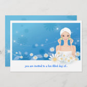 スパ ブリーズ 誕生日 招待状 (正面/裏面)