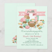 スパ　ヘルス　ビューティー　インビテーション 招待状 (正面/裏面)